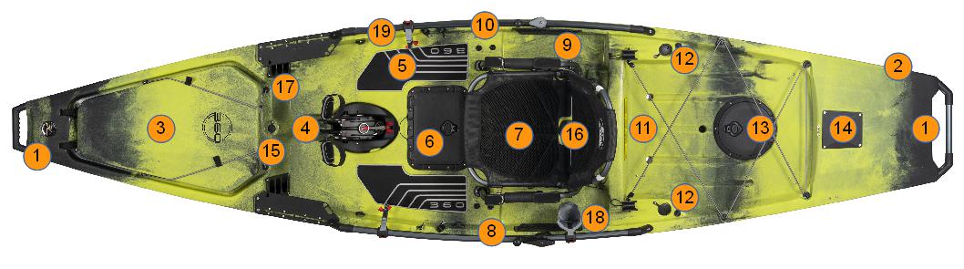 Hobie Pro Angler 14 360 2020 Horgászkajak